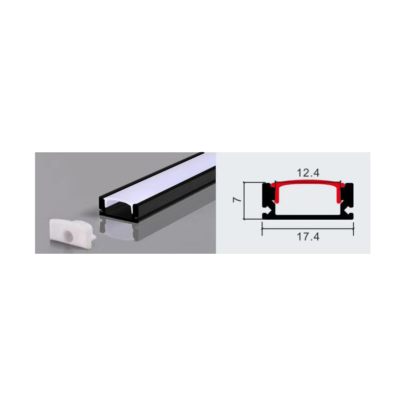 PERFIL PARA CINTA LED 2M SOBREPUESTO - Ledinnova