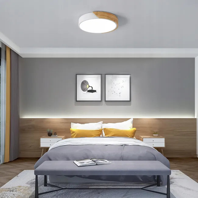 Panel LED de Techo Circular con Diseño de Lámpara Moderna - Control remoto y luz regulable - Ledinnova