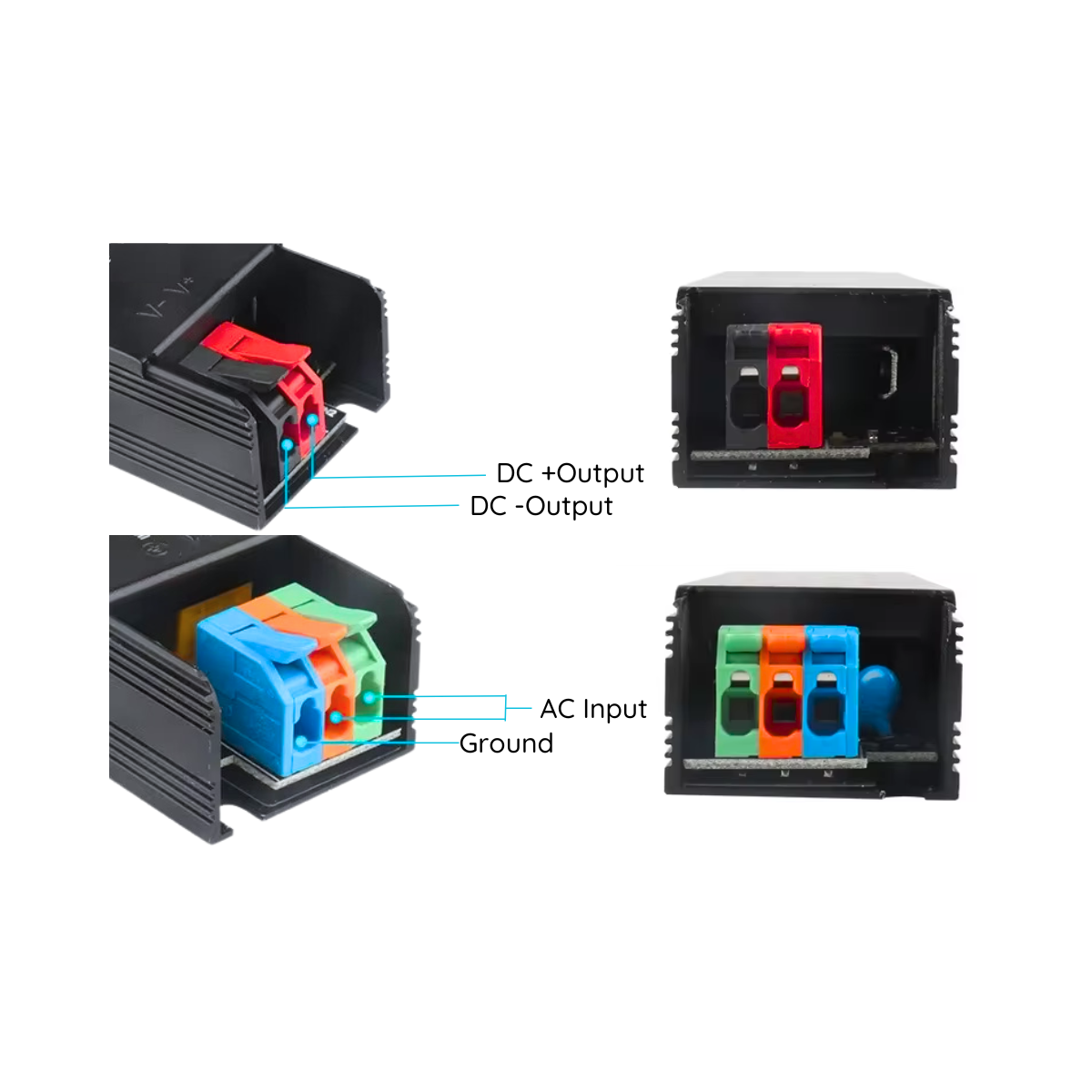 Fuente de Poder 12 Volt IP20 Modelo FAST para Cintas LED - Alimentación Eléctrica Segura y Eficiente. - Ledinnova