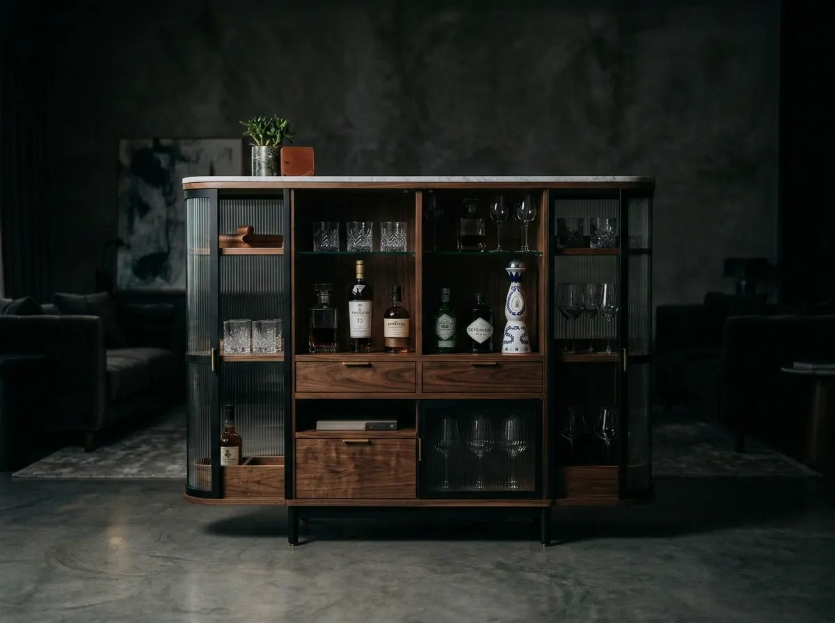 Vitrina · nogal