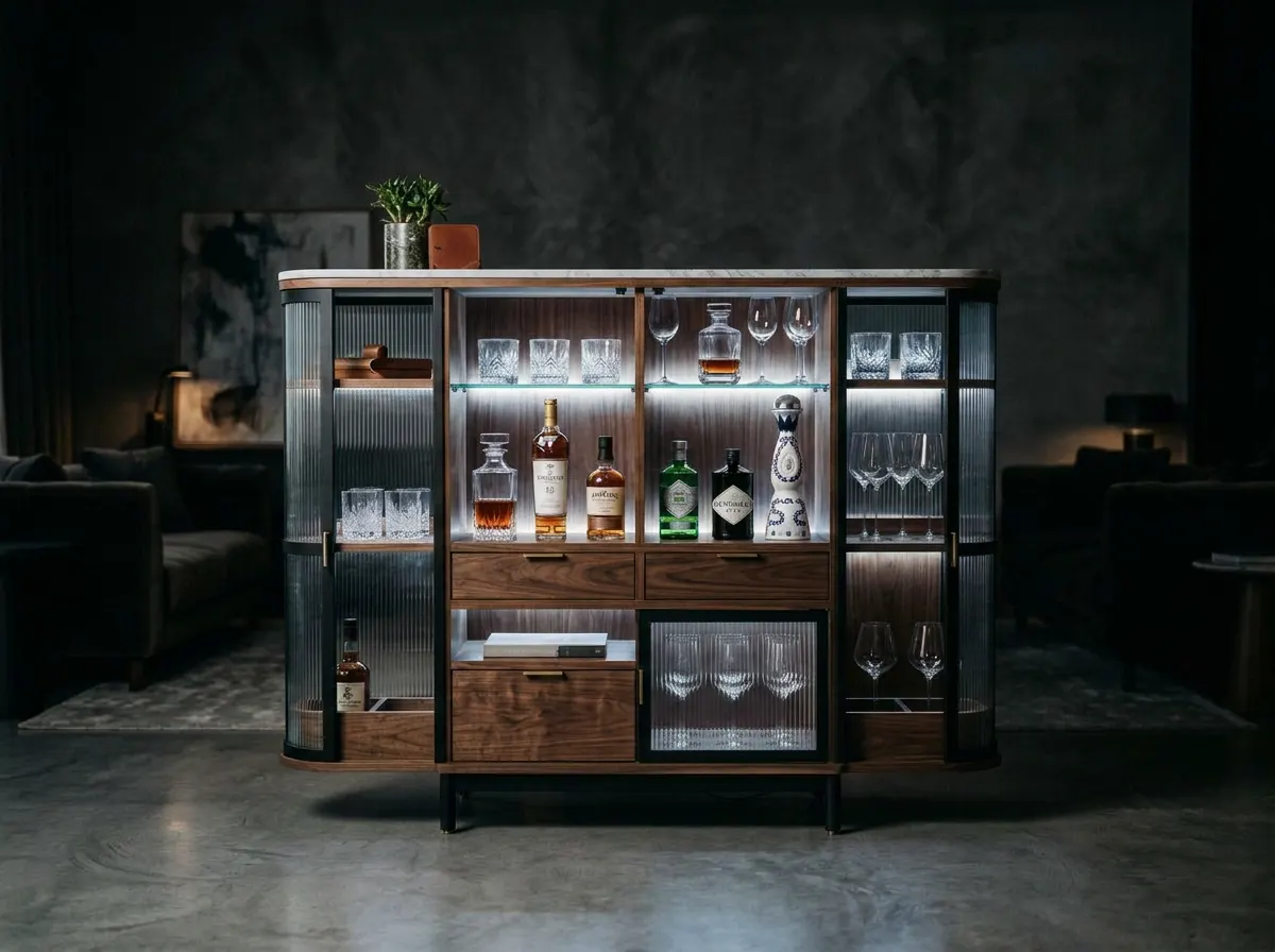 Vitrina · nogal