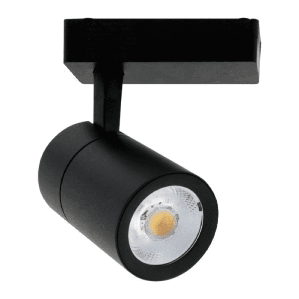 Foco de Riel 220V Monofásico Blanco o Negro (10W a 30W): Iluminación para Tiendas y Hogar