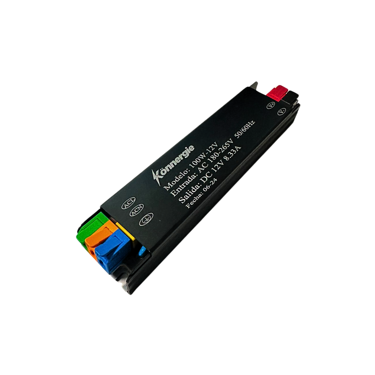 Fuente de Poder 12 Volt IP20 Modelo FAST para Cintas LED - Alimentación Eléctrica Segura y Eficiente. - Ledinnova