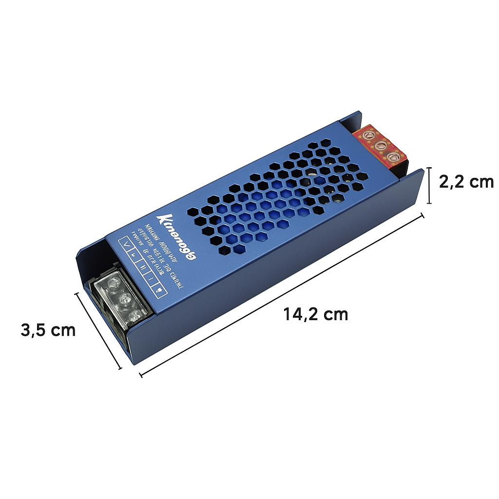 Fuente de Poder 12V IP20 para Tiras LED | Transformador Interior de Alta Calidad - Ledinnova