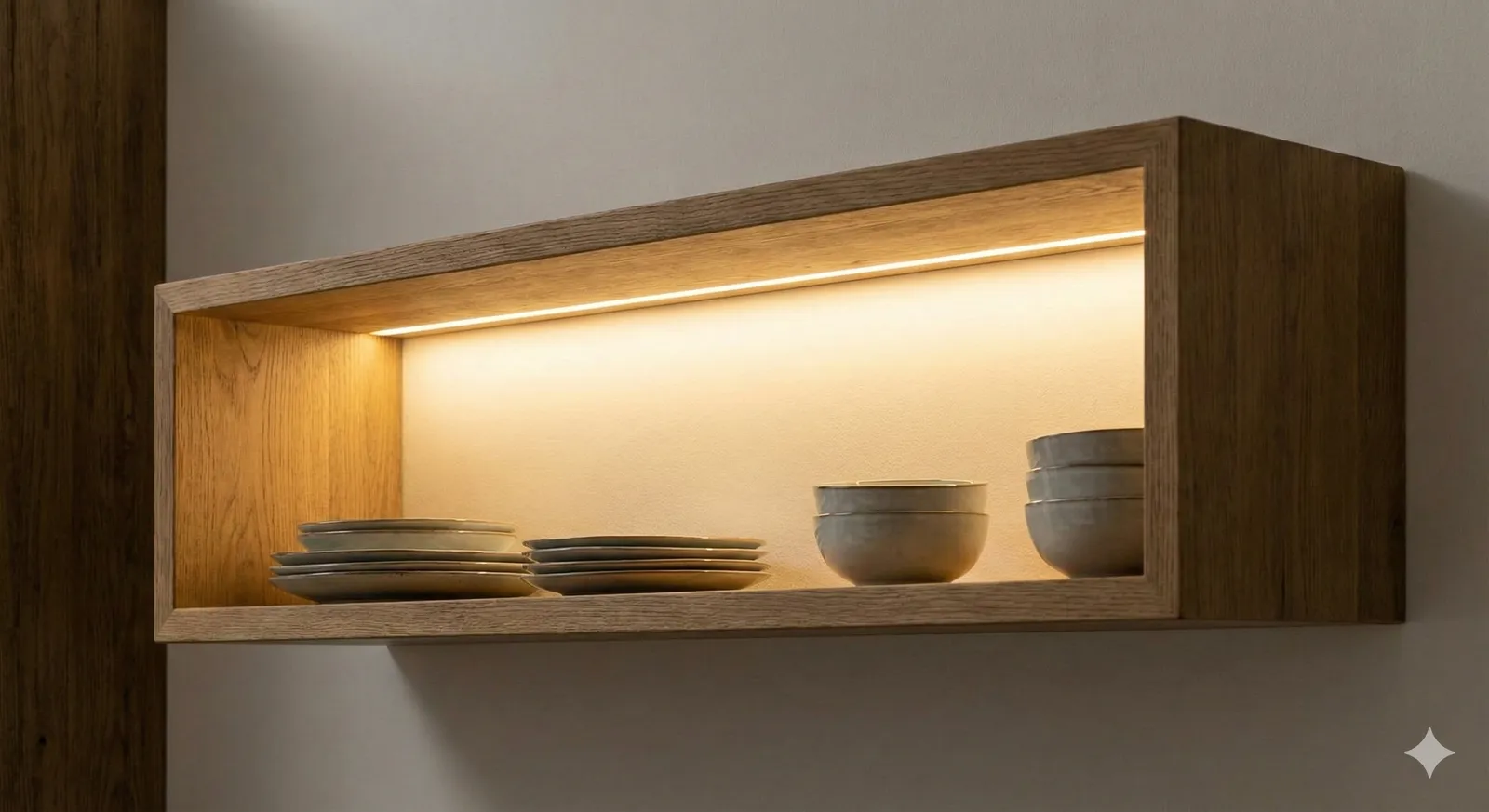 Kit aplicado en Mueble de pared